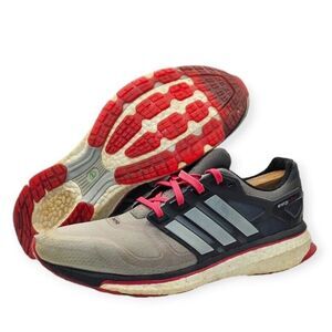 Adidas Womens Energy Boost ESM Running Shoes White‎ Carbon Vivid Berry M29746